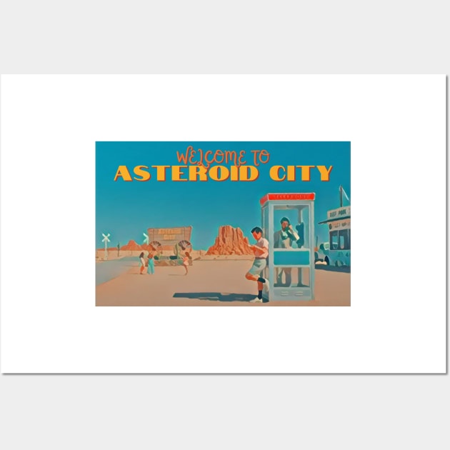 Asteroid City Postcard View Wall Art by Chelsea Seashell